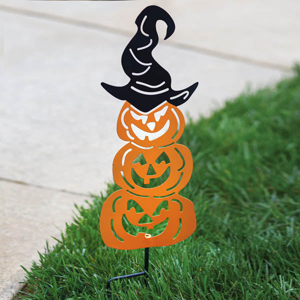 Pumpkin Garden Stake