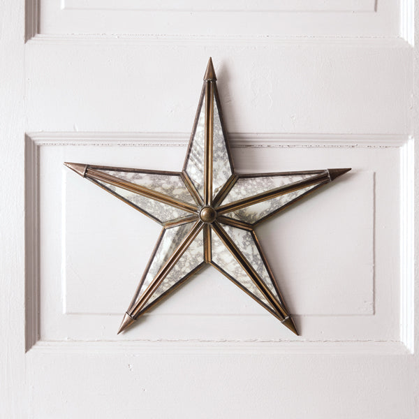 Retro Mercury Glass Star