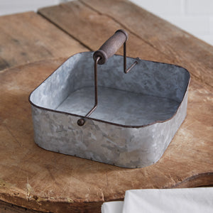 Galvanized Napkin Caddy