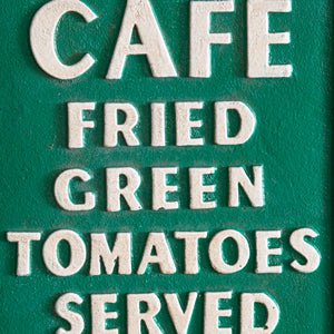 Fried Green Tomatoes Cast Iron Wall Sign