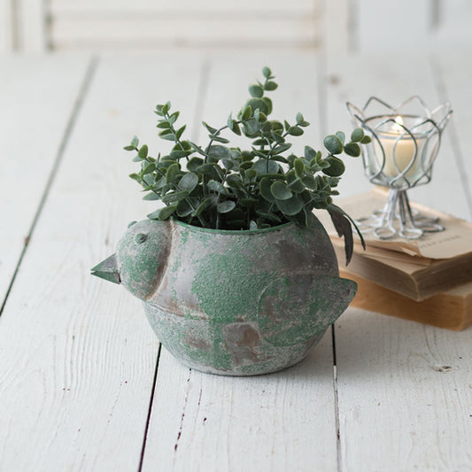 Rustic Garden Bird Container