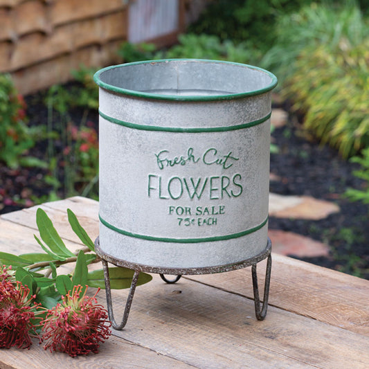 Fresh Cut Flowers Bin and Stand