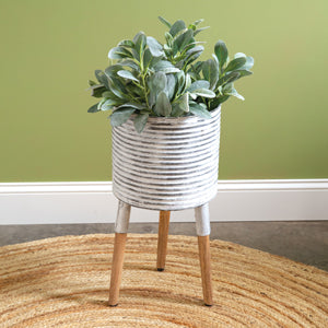 Pressed Tin Plant Stand