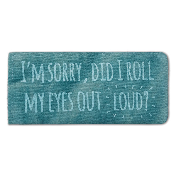 Roll My Eyes Eyeglass Case