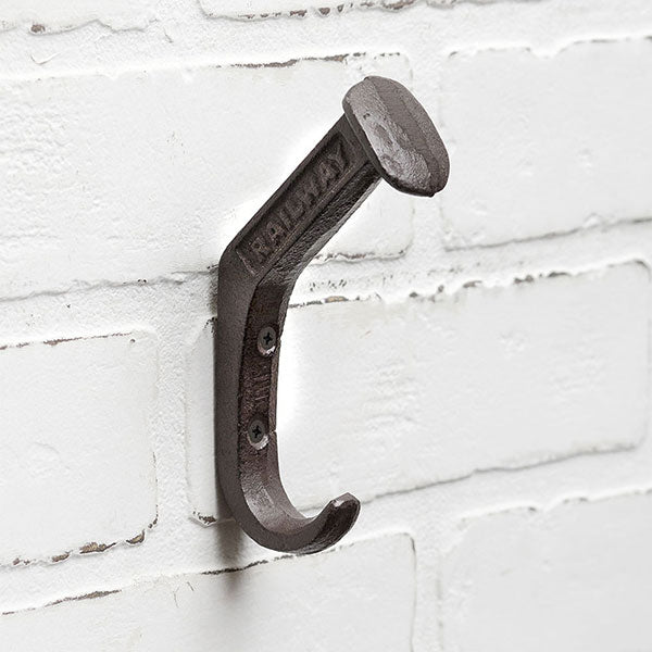 Railroad Spike Wall Hook - Box of 4