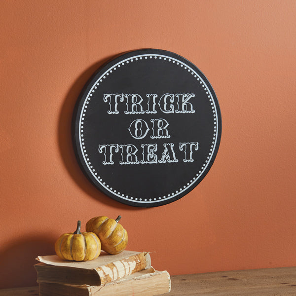 Trick-or-Treat Plaque