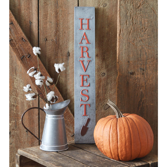 Galvanized Harvest Fall Sign