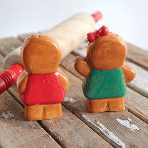 Gingerbread Couple Salt & Pepper Shakers