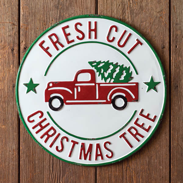 Fresh Cut Round Wall Sign