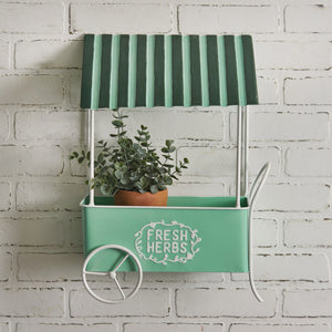 Fresh Herbs Hanging Wall Cart