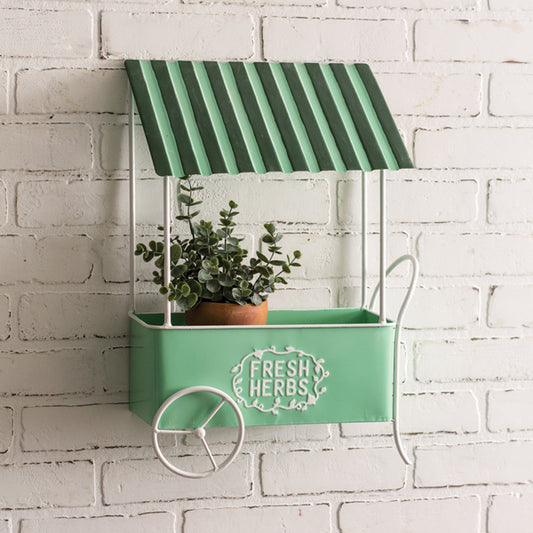 Fresh Herbs Hanging Wall Cart