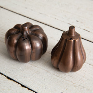 Pumpkin and Gourd Salt and Pepper Shakers