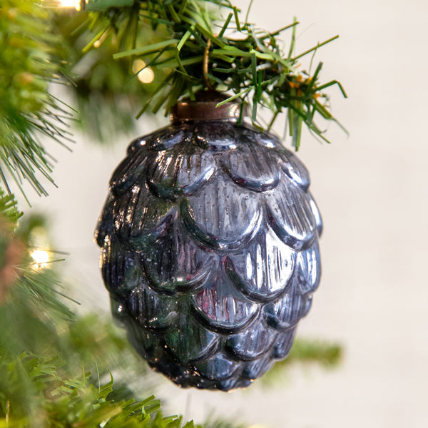 Artichoke Glass Ornament - Box of 4