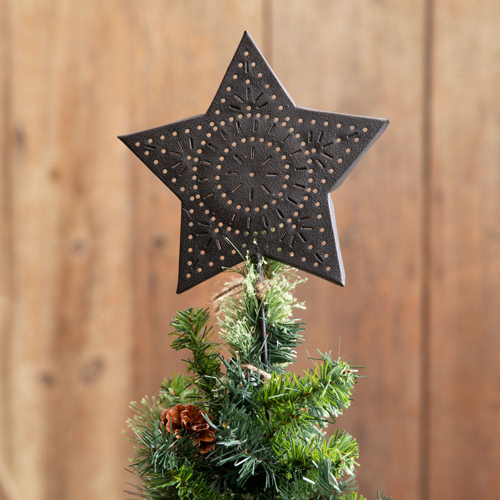 Punched Star Tree Topper