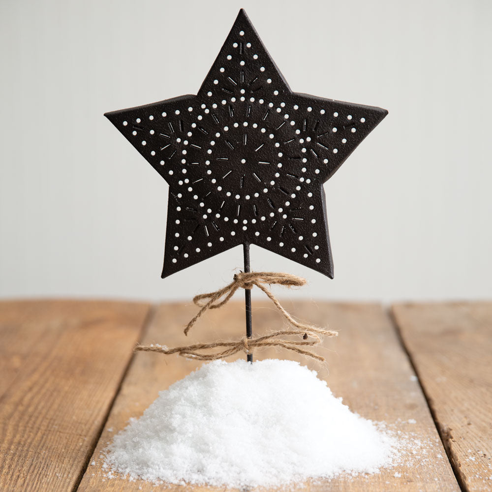 Punched Star Tree Topper