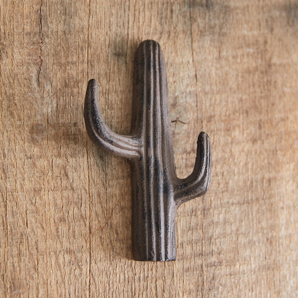 Cast Iron Cactus Hook - Box of 2