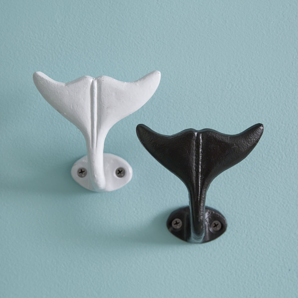 Set of Two Whale Fluke Hooks