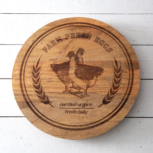 Farm Fresh Eggs Lazy Susan