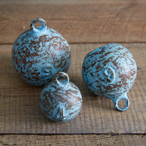 Set of Three Weathered Nautical Weights