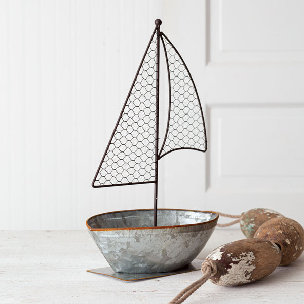 Galvanized Sailboat