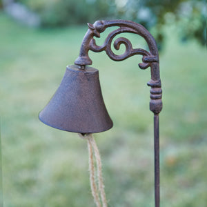 Dinner Bell Garden Stake