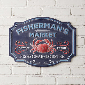 Fishermans Market Wall Sign