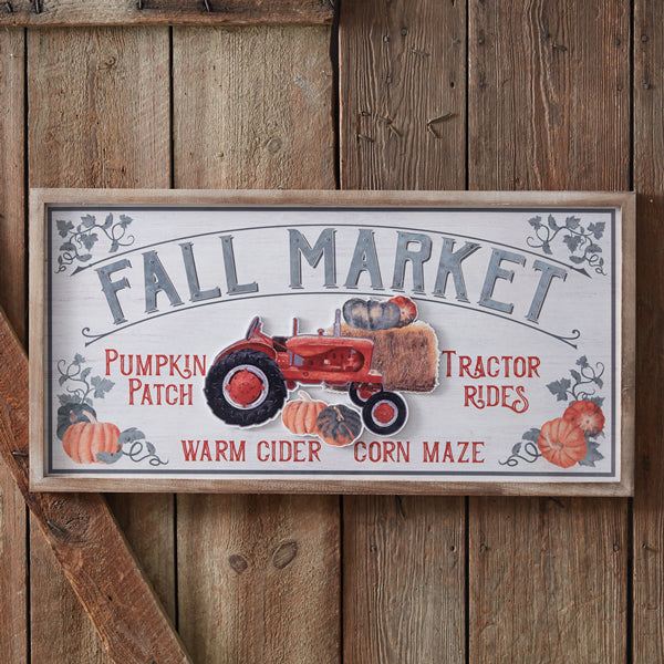 Fall Market Wall Sign