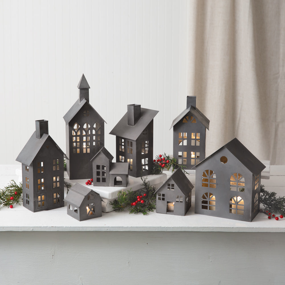 Galvanized Farmhouse Christmas Figurine