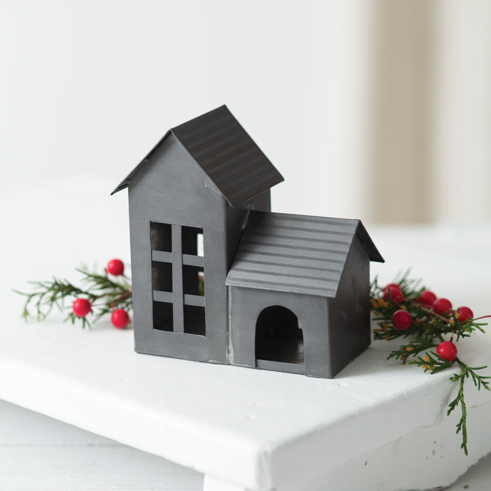 Galvanized Farmhouse Christmas Figurine