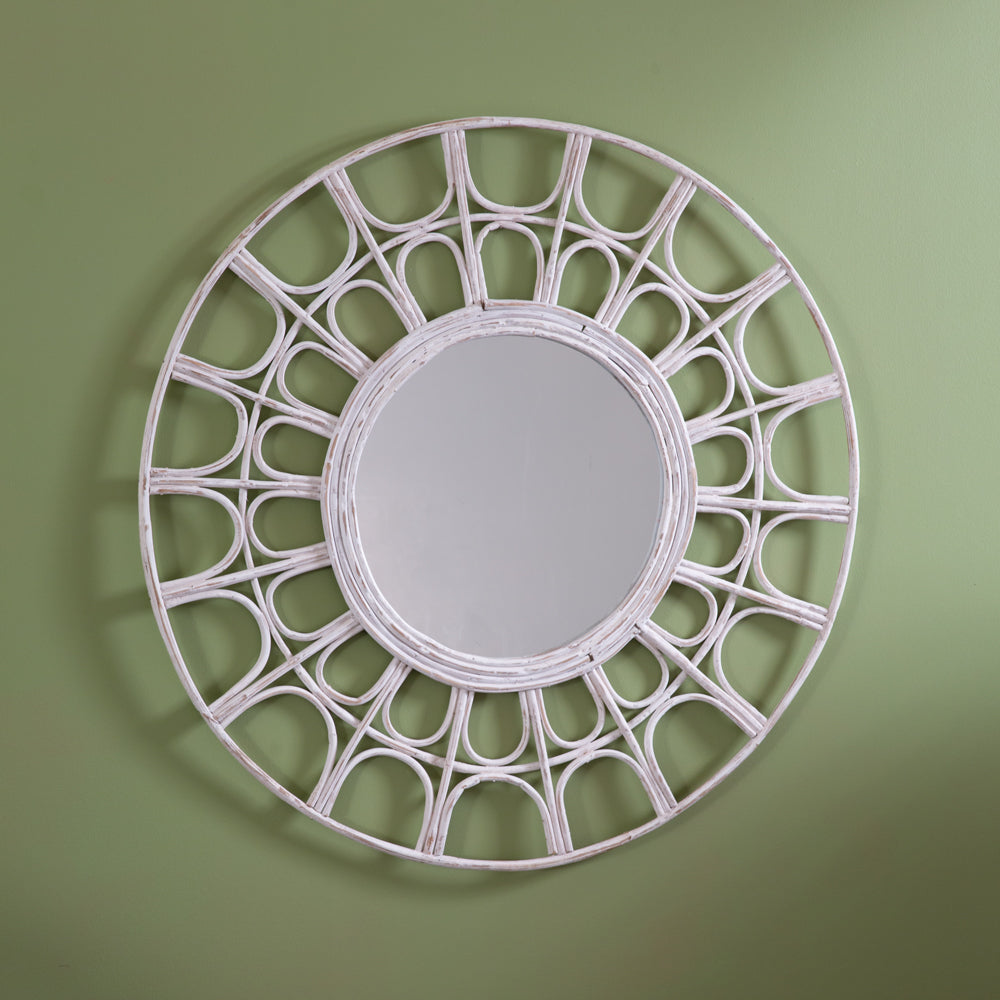 Barbados Rattan Mirror