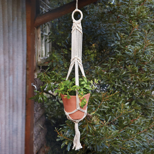 Kailani Macrame Plant Hanger with Pot