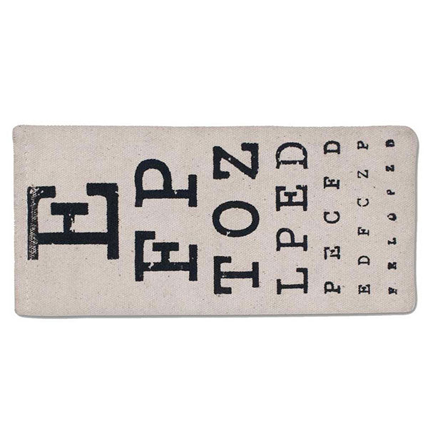 Eye Chart Eye Eyeglass Case