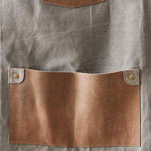 Dark Grey Canvas Utility Apron