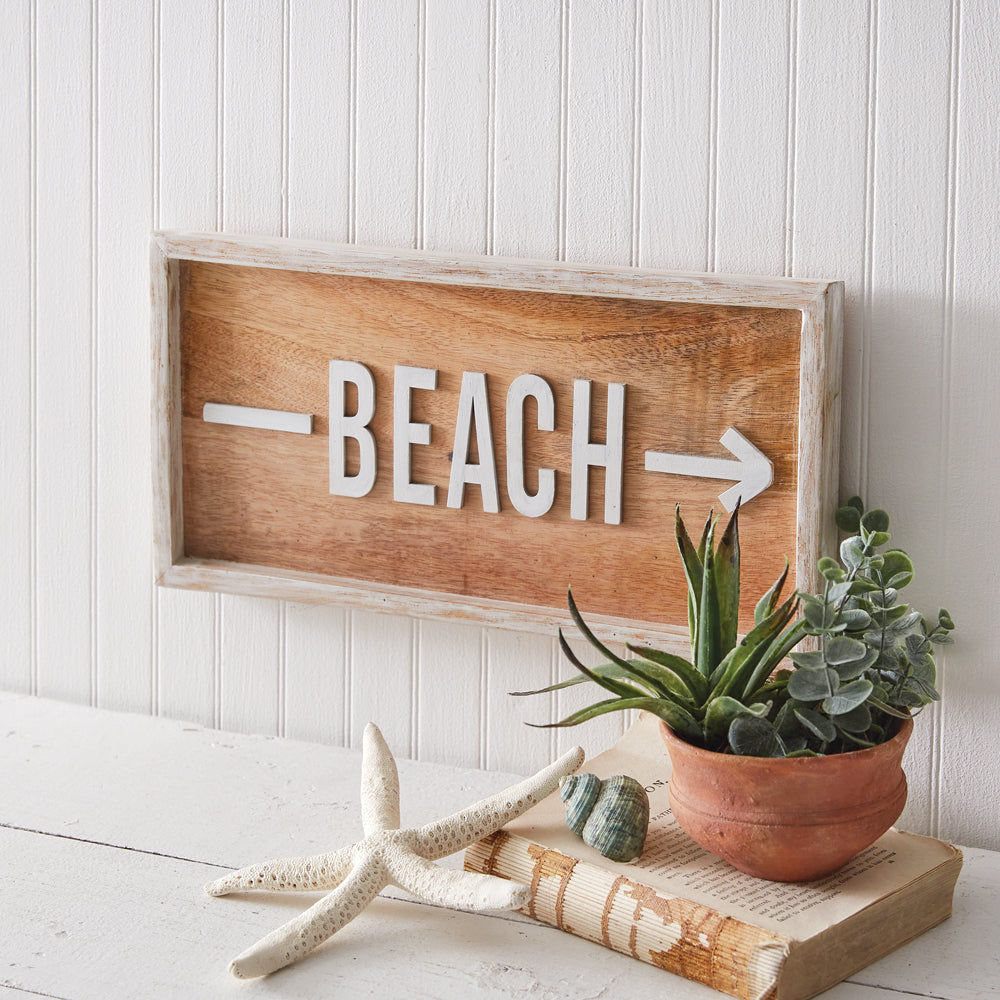 Beach Directional Sign