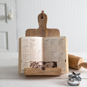 Cutting Board Cookbook Stand