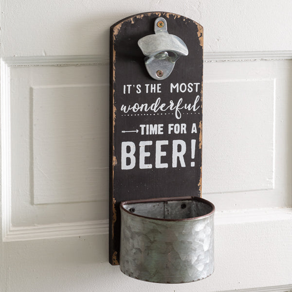 Wall Mounted Bottle Opener