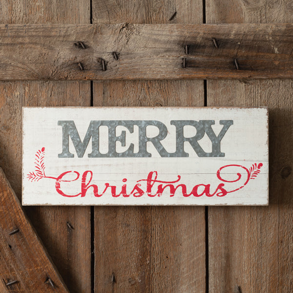 Farmhouse Merry Christmas Sign