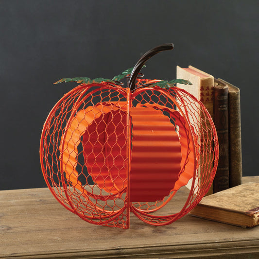 Chicken Wire Harvest Pumpkin