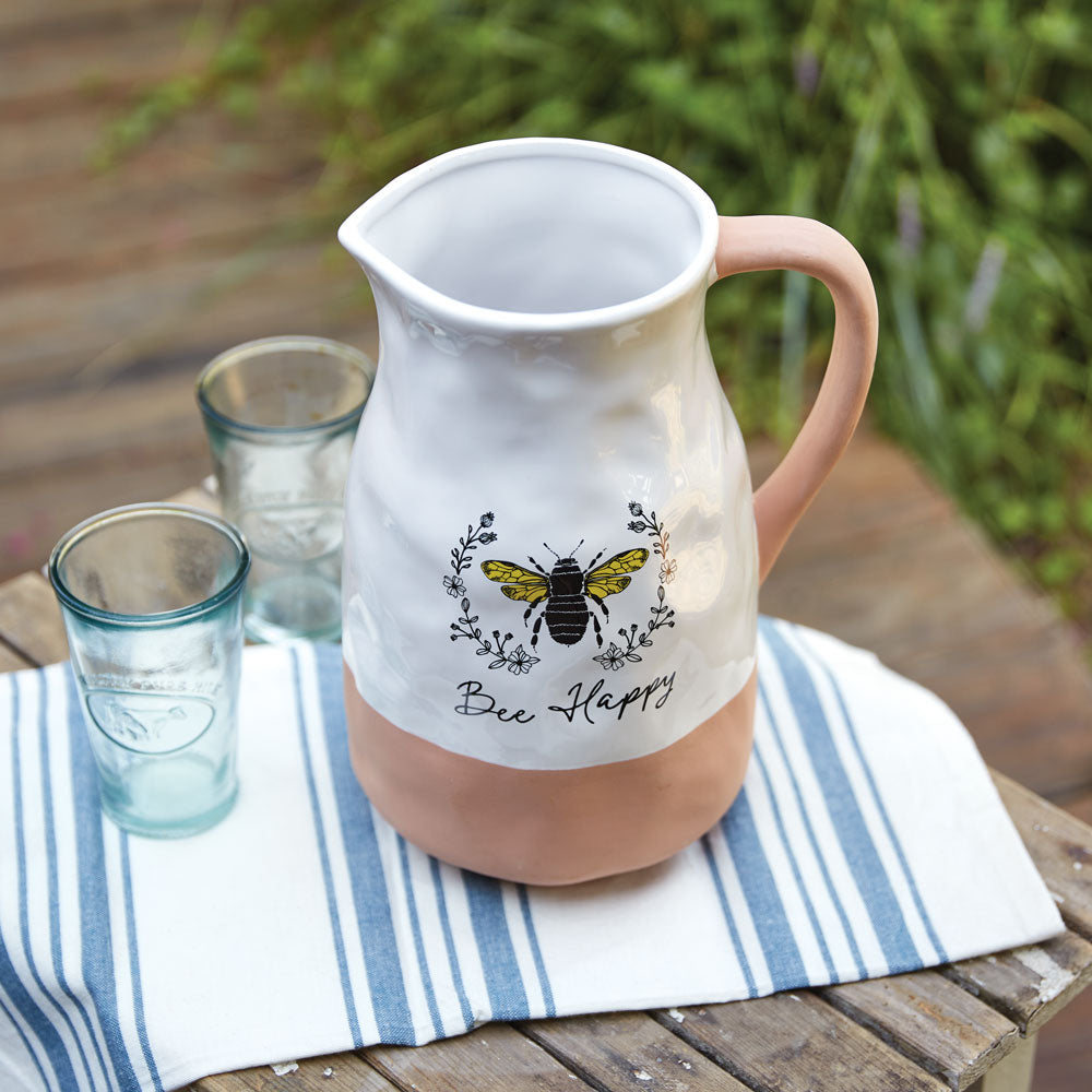 Bee Happy Milk Pitcher