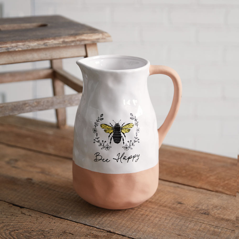 Bee Happy Milk Pitcher