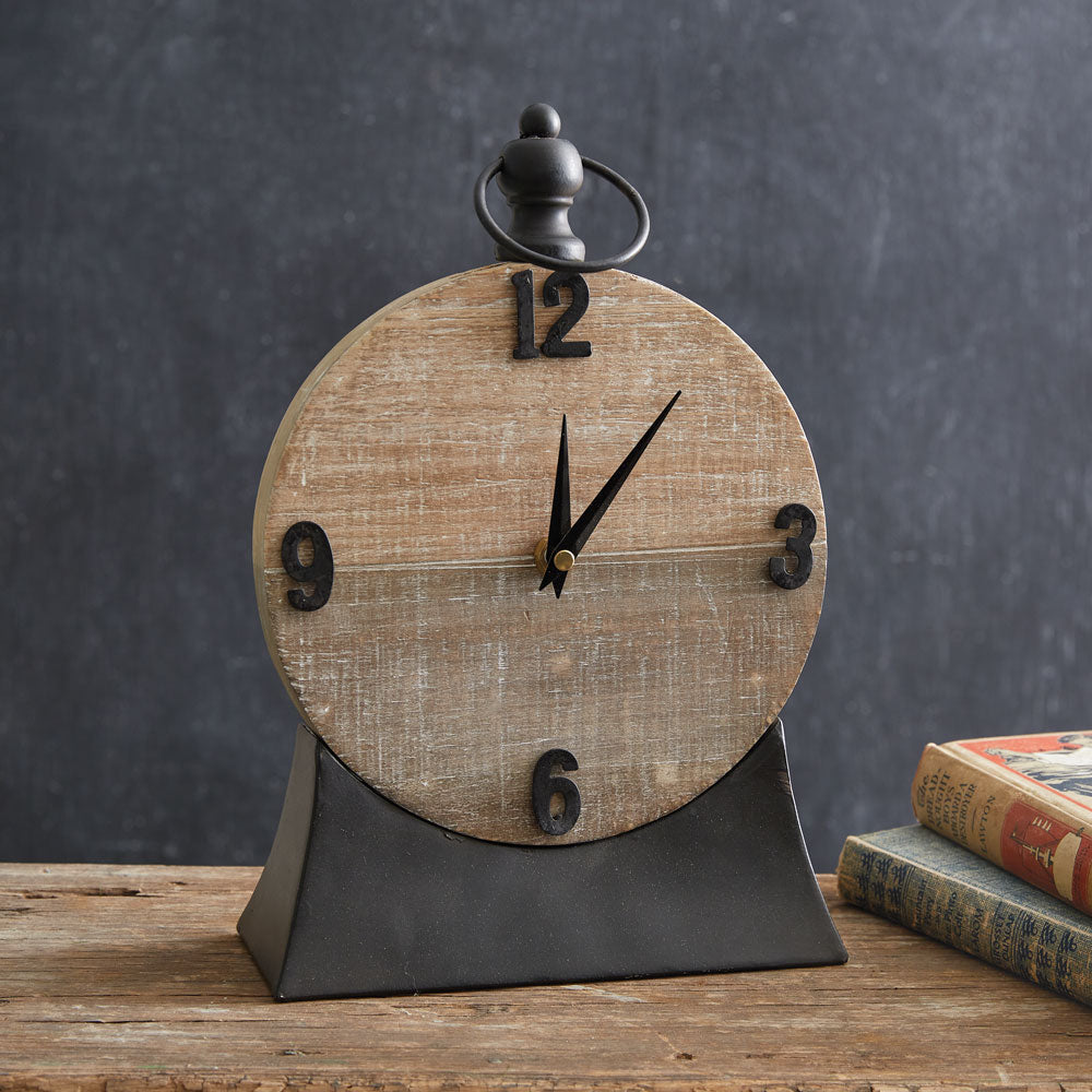 Modern Farmhouse Tabletop Clock