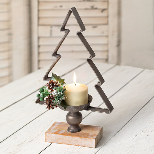 Christmas Tree Candle Holder