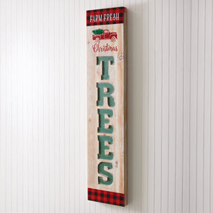 Farm Fresh Christmas Tree Porch Sign