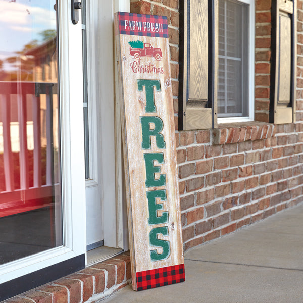 Farm Fresh Christmas Tree Porch Sign