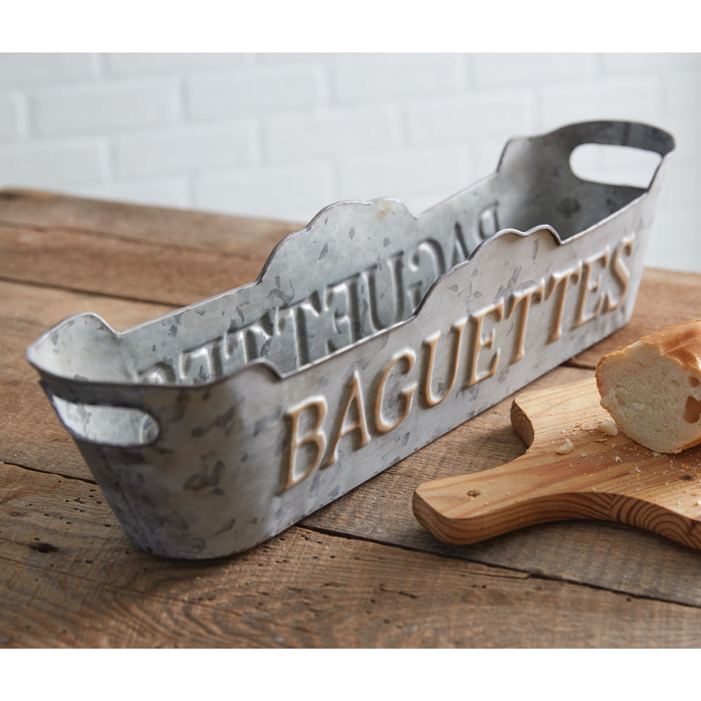 Set of Three French Baguette Bins