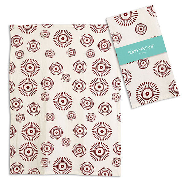 Ember Tea Towel - Box of 4