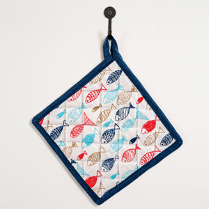 Fish in the Sea Pot Holder - Box of 4